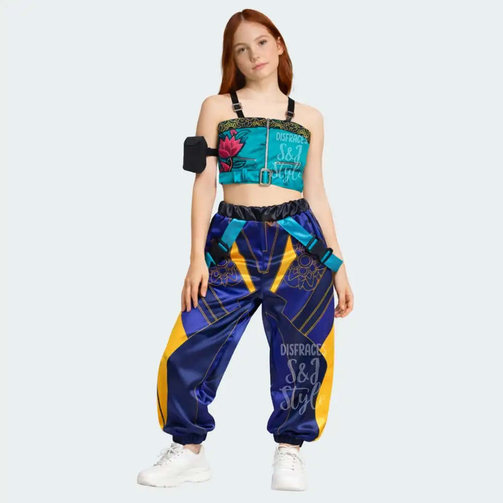 ZOEY TOP JADE PANT. AZUL- KPOP